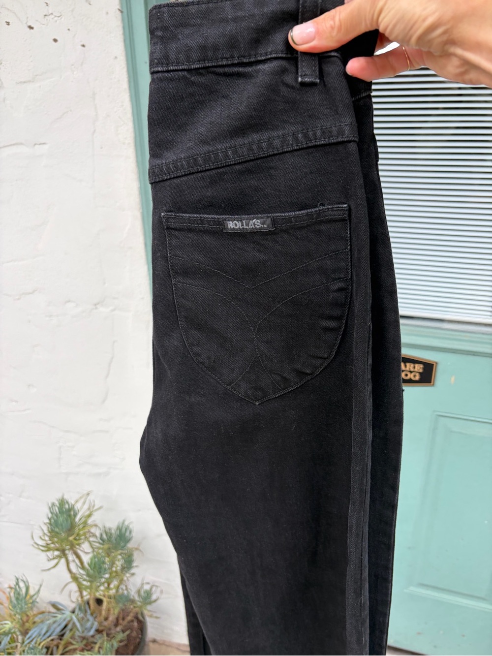ROLLA'S Black Sailor Jeans New Without Tags
